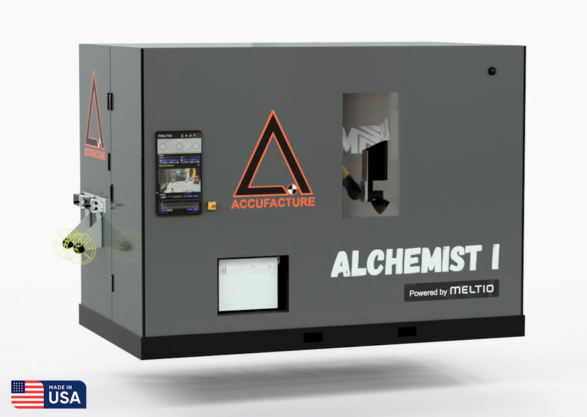 Accufacture Unveils Alchemist 1: A Revolutionary Robotic Additive Manufacturing Cell with Meltio's Wire-Laser Metal 3D Printing Technology